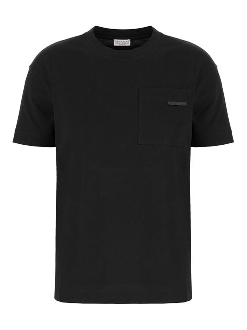 T-shirt con taschino BRUNELLO CUCINELLI | M0T81EC710C101